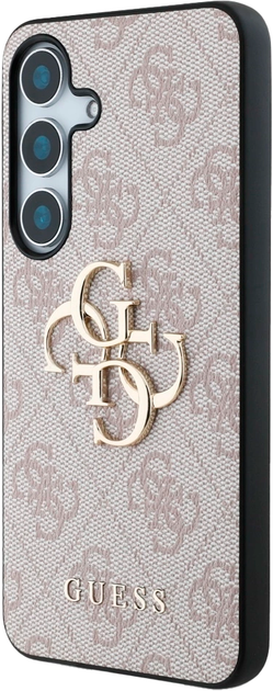 Etui Guess 4G Big Classic Logo do Samsung Galaxy S25 Pink (3666339449100) - obraz 2