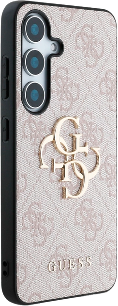 Etui Guess 4G Big Classic Logo do Samsung Galaxy S25 Plus Pink (3666339449117) - obraz 4