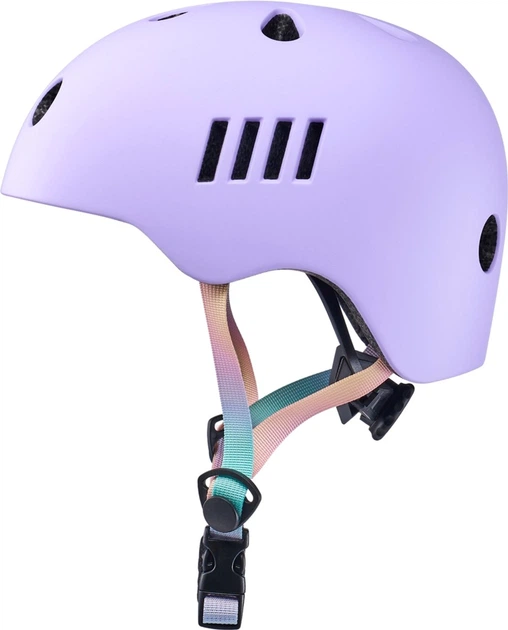 Kask rowerowy BMX Spokey Pumptrack 944779 48–54 cm Liliowy (5905339447791) - obraz 2