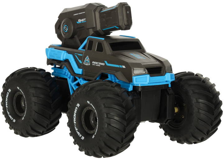 Samochód RC amfibia KIK wodoodporny, sterowany gestami rąk z 2 pilotami (5903039763258) - obraz 2