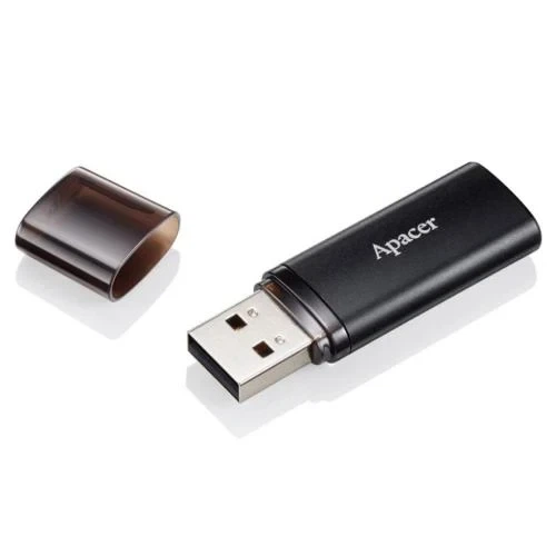 Флеш накопитель USB 64Gb Apacer AH25B, Black, USB 3.2 Gen 1 (AP64GAH25BB-1) - изображение 2