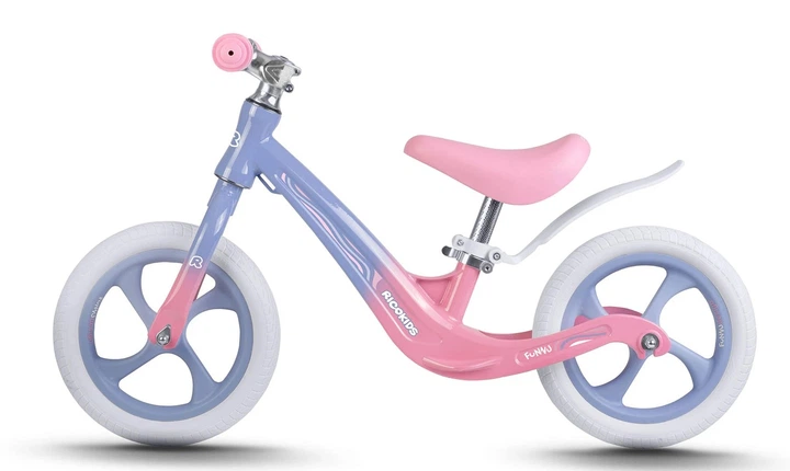 Rowerek biegowy Ricokids FUNNU 12" Fioletowy (5903890629625) - obraz 3