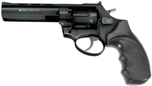 Револьвер под патрон Флобера EKOL VIPER 4,5'' чёрный - изображение 1