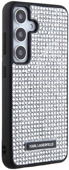 Etui plecki Karl Lagerfeld Rhinestone Metal Logo na Samsung Galaxy S24 (S921) Srebne (3666339241902) - obraz 5
