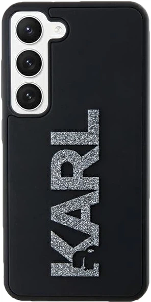 Панель Karl Lagerfeld 3D Rubber Glitter Logo для Samsung Galaxy S23 Plus (S916) Black (3666339241940) - зображення 5