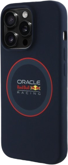 Панель Red Bull Silicone Red Ring MagSafe для Apple iPhone 14 Pro Navy (RBHMP14L24SIILVR) - зображення 2