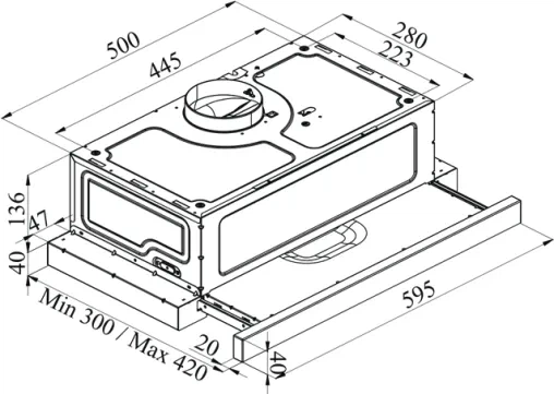 Вытяжка Ardesto ht-f700minx - изображение 3
