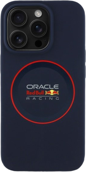Панель Red Bull Silicone Red Ring MagSafe для Apple iPhone 15 Pro Max Navy (RBHMP15X24SIILVR) - зображення 3