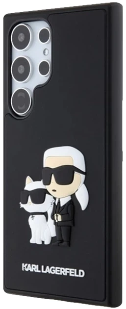 Etui plecki Karl Lagerfeld 3D Rubber Karl & Choupette na Samsung Galaxy S24 Ultra (S928) Czarne (3666339241988) - obraz 4