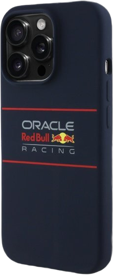 Etui Red Bull Silicone Horizontal Logo MagSafe do Apple iPhone 15 Pro Navy (RBHMP15L24SIHSRV) - obraz 2