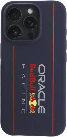Etui Red Bull Silicone Vertical Logo MagSafe do Apple iPhone 15 Pro Navy (RBHMP15L24SIOLRV) - obraz 3