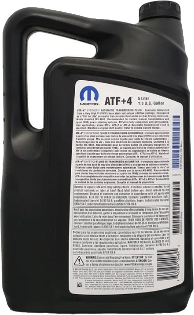 Olej przekładniowy Mopar ATF+4 5 l 68218058AB (840984154845) - obraz 2
