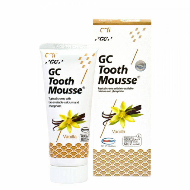 Крем для зубов GC Tooth Mousse Vannilla 35 мл - изображение 3