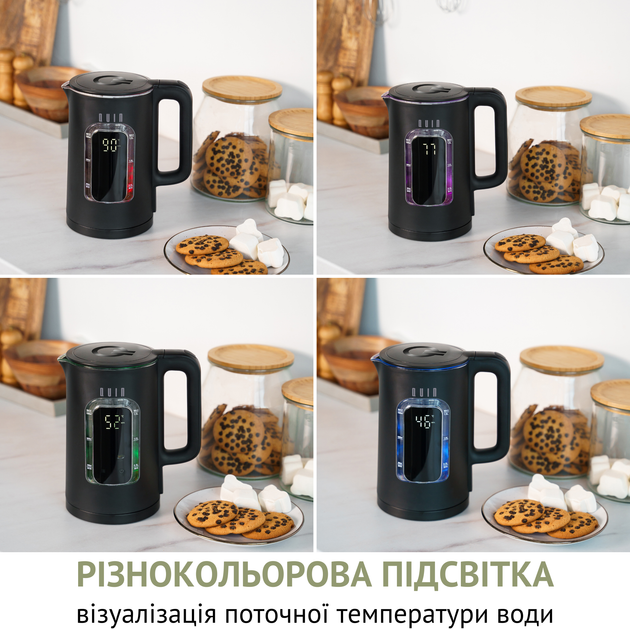 Електрочайник QUIN KTL-303 Black - изображение 4