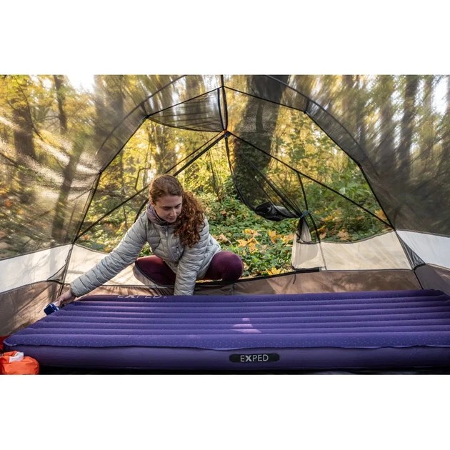 Килимок самонадувний Exped MegaMat Ultra MW aubergine фіолетовий - изображение 6