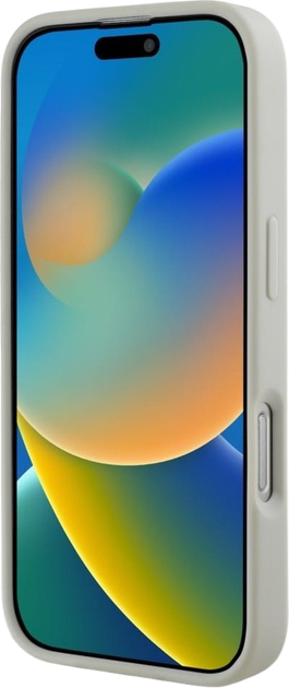 Etui plecki Karl Lagerfeld HC 3D Rubber Double Heads do Apple iPhone 16 Pro Beige (3666339402365) - obraz 5