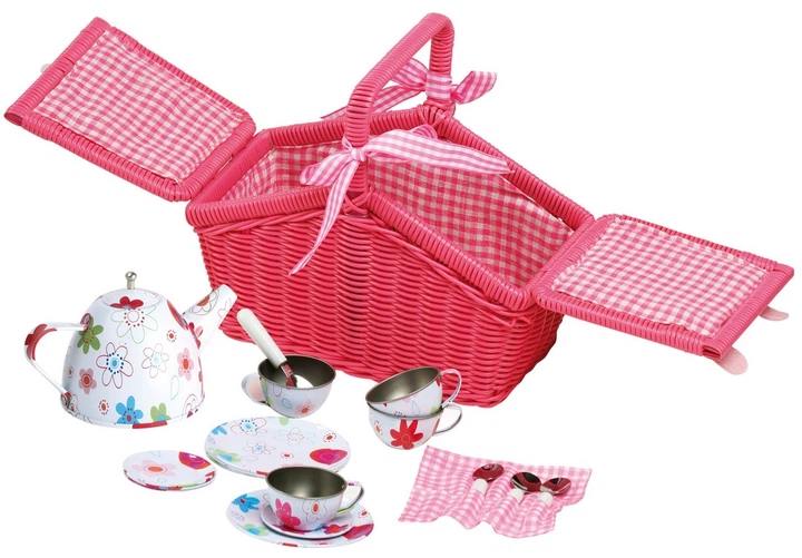 Ігровий набір Small Foot Кошик для пікніка з посудом (5410165) (4020972099808) - зображення 3