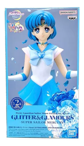 Фигурка Banpresto Glitter and Glamours Сейлор Мун Сейлор Меркурий Sailor Moon Sailor Mercury 23 см B GG AM 23 - изображение 5