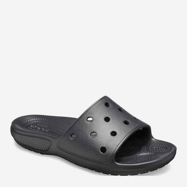 Жіночі шльопанці Crocs Classic Slide 206121-001 36-37 (M4/W6) 22 см Чорні (191448680319) - зображення 3