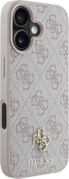 Etui plecki Guess HC PU 4G Small 4G and Classic MagSafe do Apple iPhone 16 Pink (3666339354398) - obraz 4