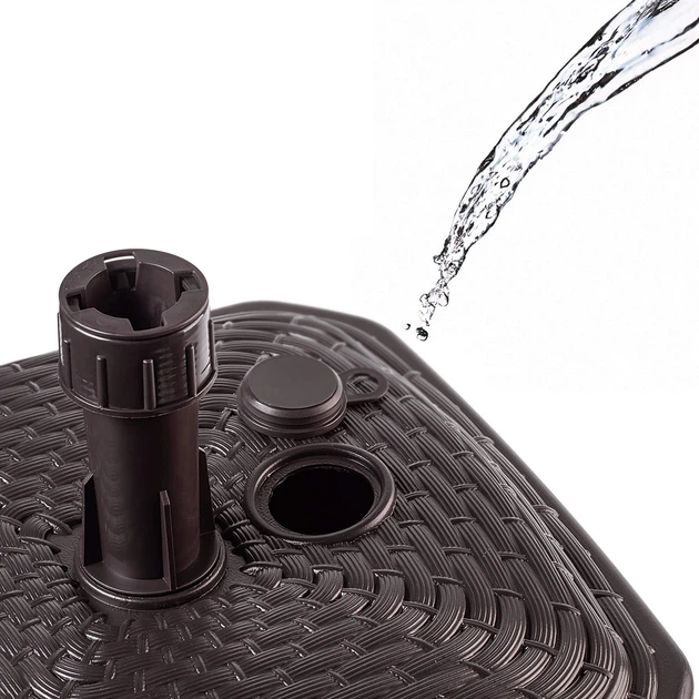 Підставка для садової парасольки Kadax Solero rattan K10286 - зображення 4