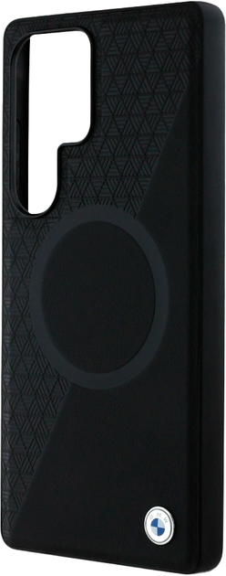 Etui BMW Half Textured MagSafe do Samsung Galaxy S25 Ultra Black (3666339441753) - obraz 6