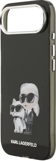 Etui Karl Lagerfeld IML Aquarelle K&C Logo do Apple iPhone 17 Air Black (KLHMP17MHMKCAQOK) - obraz 2
