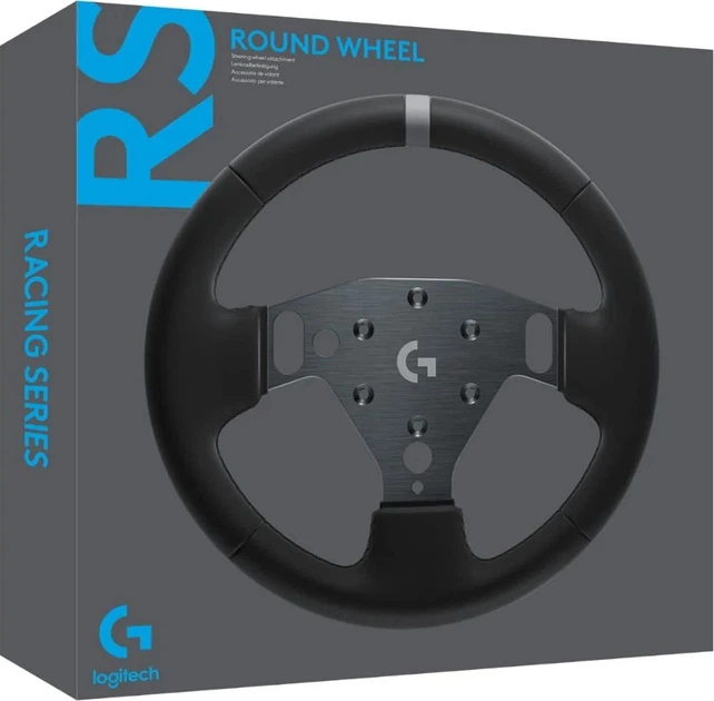 База для руля Logitech RS Round Wheel Black (941-000232) - зображення 11