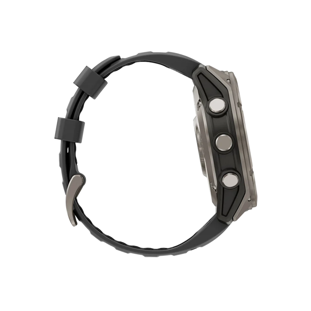 Смарт-часы Garmin Fenix 8 Pro 51 mm AMOLED Titanium with Graphite/Black Silicone Band (010-03199-10/11) - изображение 2