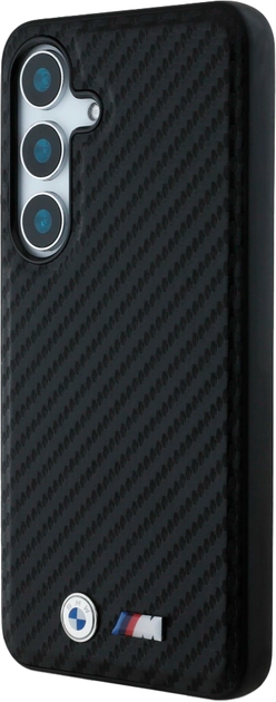 Etui BMW Carbon MagSafe do Samsung Galaxy S25 Black (3666339448837) - obraz 2