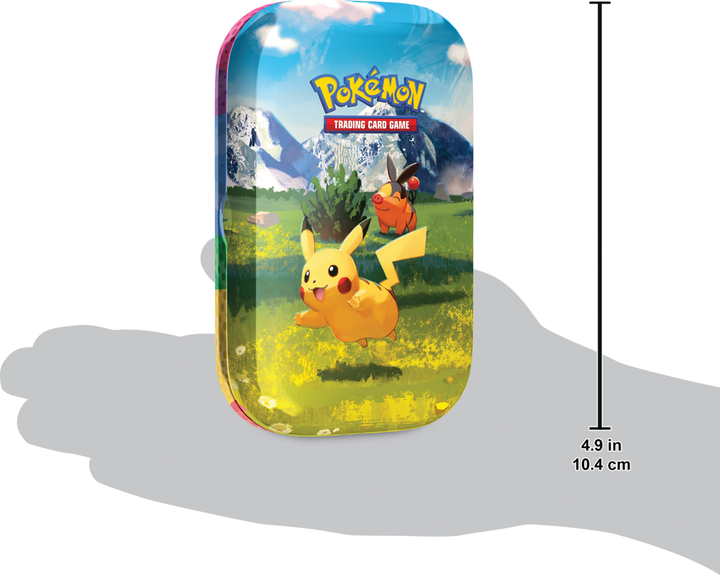 Zestaw kart Pokemon Pokemon TCG: ME 02.5 Mini Tin Pikachu/Tepig (196214132894) - obraz 6