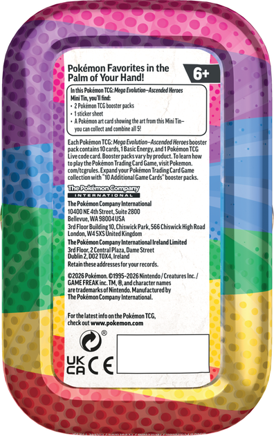 Zestaw kart Pokemon Pokemon TCG: ME 02.5 Mini Tin Pikachu/Tepig (196214132894) - obraz 7