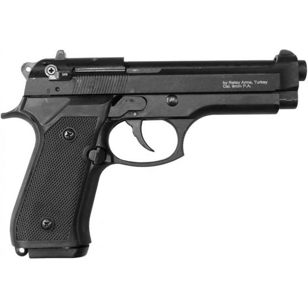 Стартовый пистолет Retay Mod.92, 9мм. Цвет - Black/Nickel - изображение 1