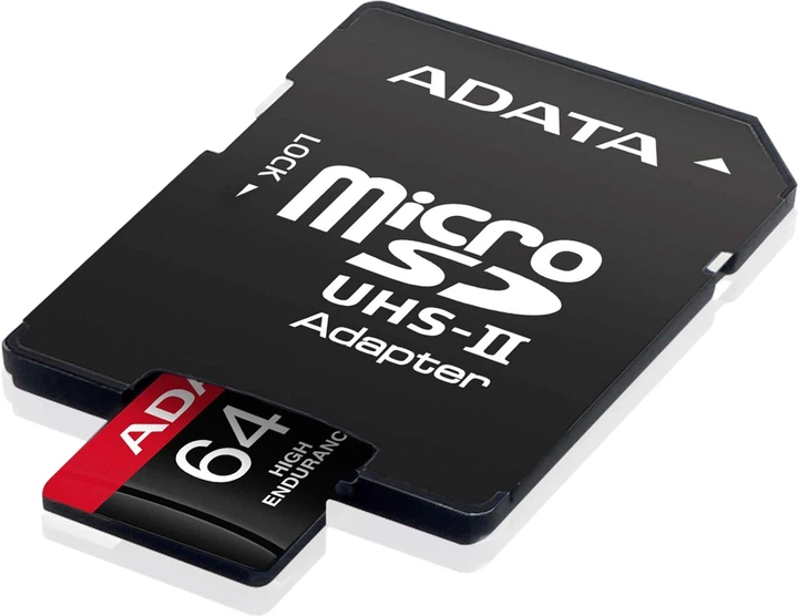 Карта пам'яті ADATA MicroSDXC 64 GB UHS-I Class 10 + SD адаптер (AUSDX64GUI3V30SHA2-RA1) - зображення 3