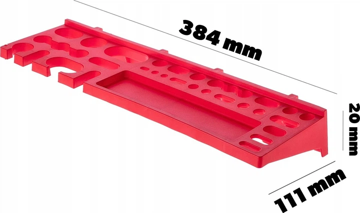 Tablica narzędziowa Kadax K7716 ścianka warsztatowa 116 x 39 cm 39 elementów (5903699473672) - obraz 9