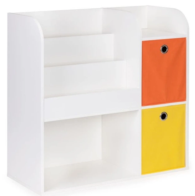 Regał drewniany EcoToys ZKB-02A dziecięca przegrody organizer (5903769976829) - obraz 2