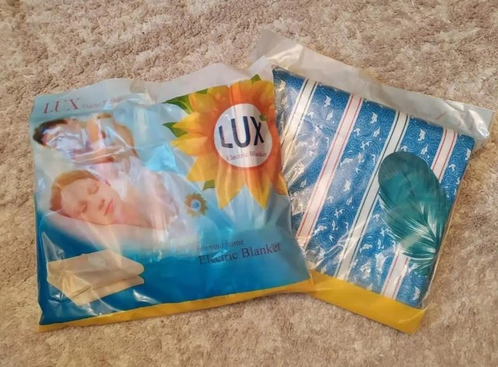 Электропростынь 2-зонная LUX 140×155-П, 2 режима, быстрый нагрев, Перо - изображение 8