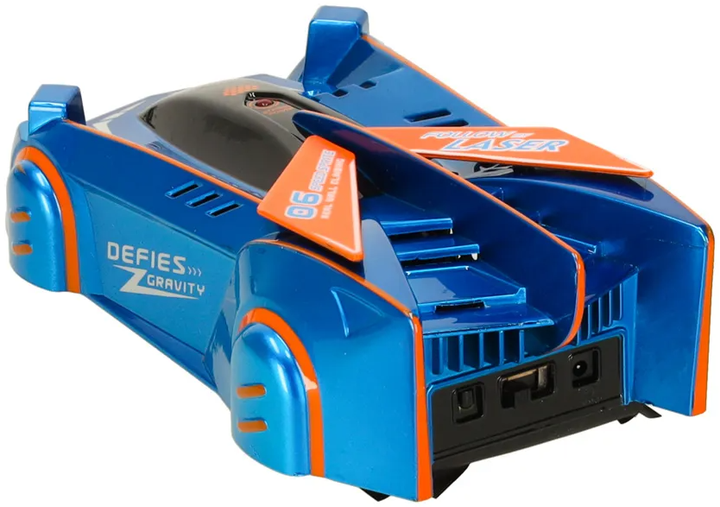 Samochód zdalnie sterowany Runion Laser Carna pilocie laserowym jeździ po ścianie i suficie Niebieski (5903039752887) - obraz 5
