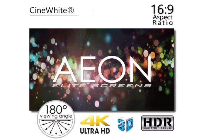 Проекційний екран Elite Screens AEON AR135WH2 135" 16:9 CineWhite, натяжний, Edge Free рамка - изображение 9