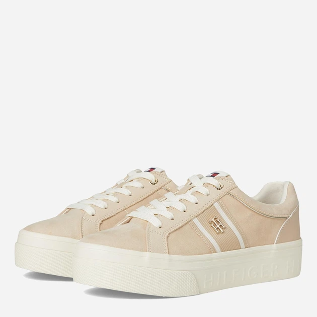 Женские кеды низкие Tommy Hilfiger 420312201 43 Бежевые (1159848807) - изображение 2