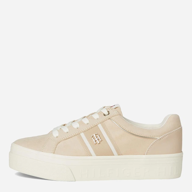 Женские кеды низкие Tommy Hilfiger 420312201 43 Бежевые (1159848807) - изображение 3