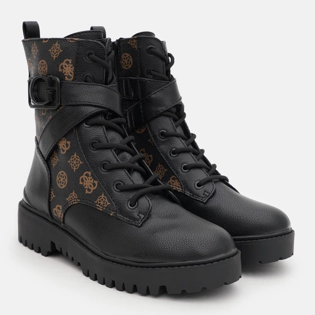 Женские демисезонные берцы высокие Guess 473816939 40 Черные (1159818053) - изображение 2
