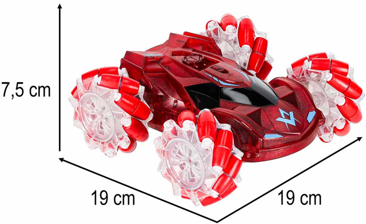 Samochód zdalnie sterowany Revolt Slydz Vapor Racer 360 Czerwony (5903039770843) - obraz 6