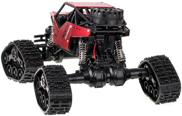 Машинка на дистанційному управлінні KIK Rock Crawler 4x4 LHC012 авто 2в1 Червона (5903039720541) - зображення 5