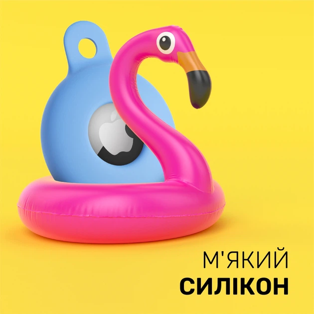 Чохол брелок для Apple AirTag з карабіном Silicone Blue, Grey Kayfovo BG2 Комплект з 2 шт - Фото 3 Чохол брелок для Apple AirTag з карабіном Silicone Blue, Grey Kayfovo BG2 Комплект з 2 шт - зображення 3