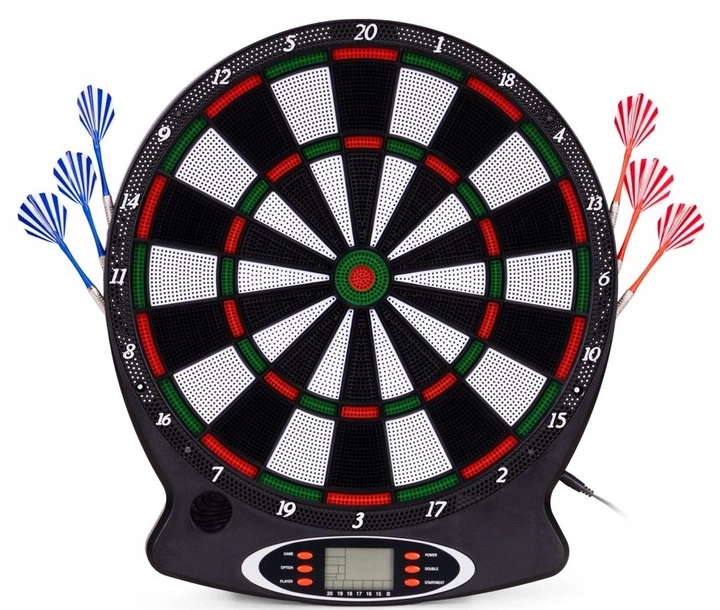 Дартс електронний EcoToys з LCD‑дисплеєм 18 ігор у комплекті 6 дротиків 38 см (AP-100) (5905817008872) - зображення 2
