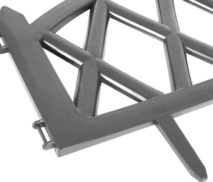 Płotek ogrodowy Vilde 50x30 cm 6 szt. Grafitowy (351006-G) - obraz 5