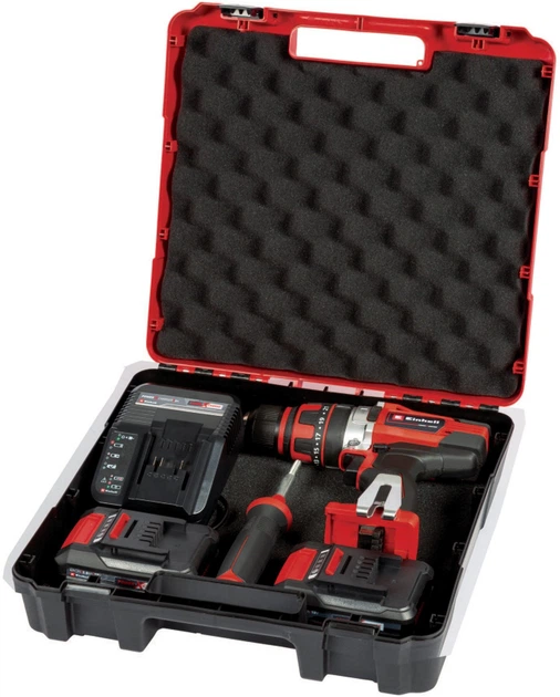 Дриль-шурупокрут ударний акумуляторний Einhell X-Change TE-CD 18/48 Li-i 2x2.0 Ah 4513935 (4006825643930) - зображення 3