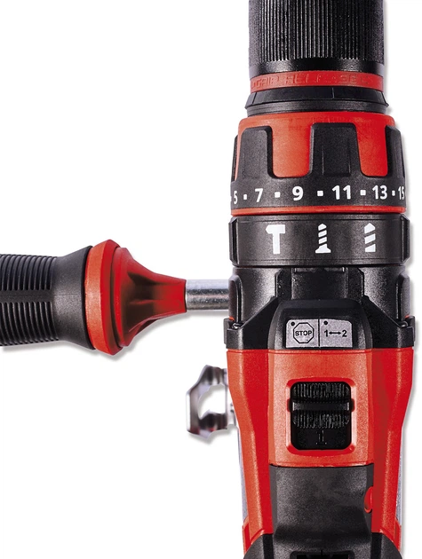 Дриль-шурупокрут ударний акумуляторний Einhell X-Change TE-CD 18/48 Li-i 2x2.0 Ah 4513935 (4006825643930) - зображення 5