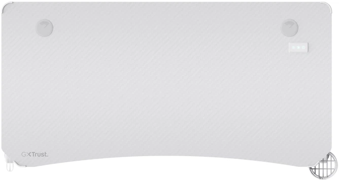 Комп'ютерний стіл Trust GXT709W Luminus RGB 25328 Білий (8713439253283) - зображення 3